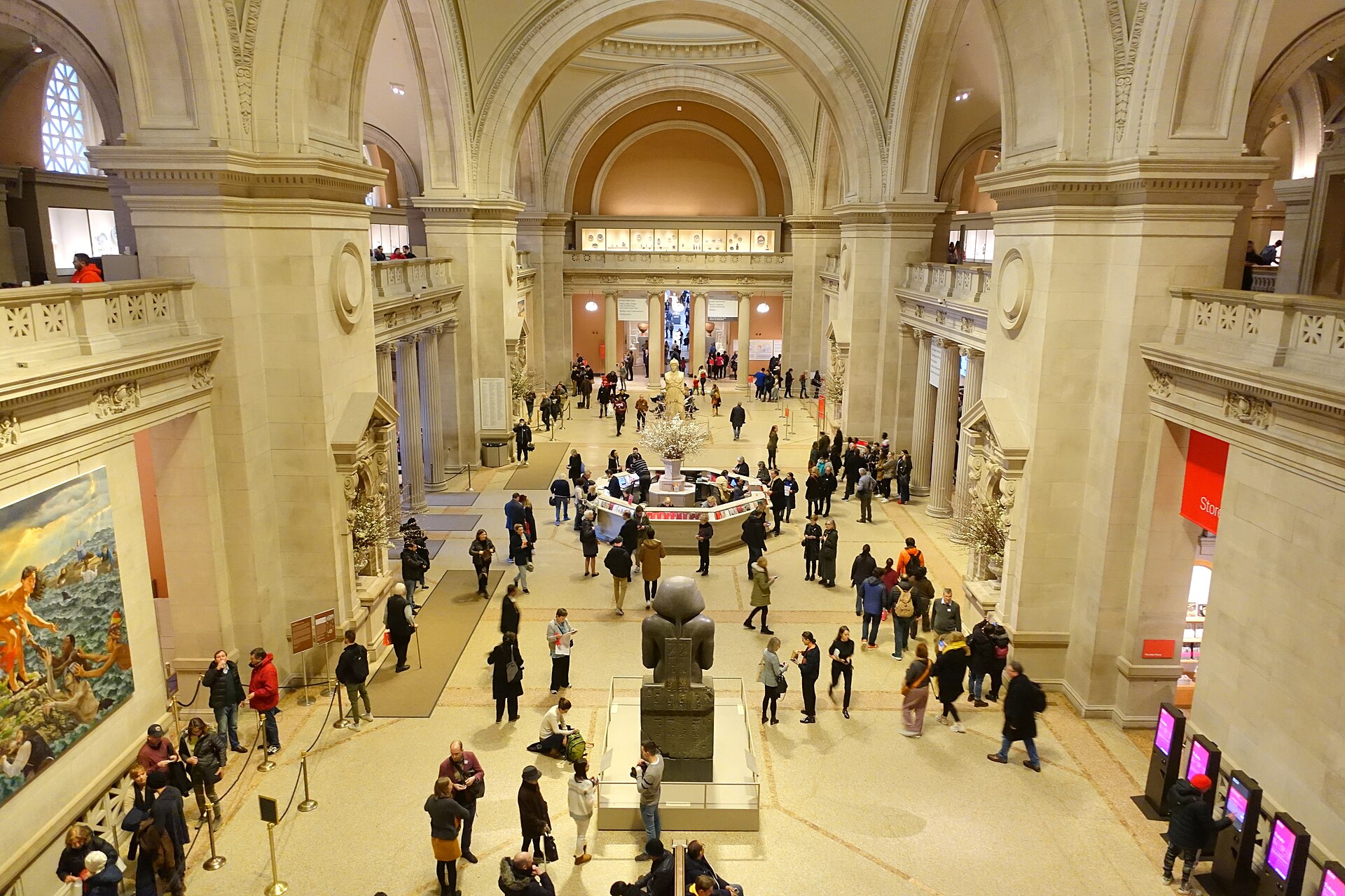 The Great Hall inside The Metropolitan Museum of Art